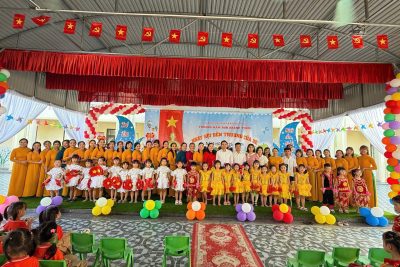 Một số hình ảnh của trường mần non Khánh Trung